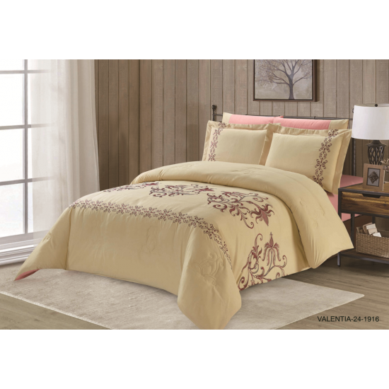 4PC COMFORTER SETSINGLE QUEEN SIZE